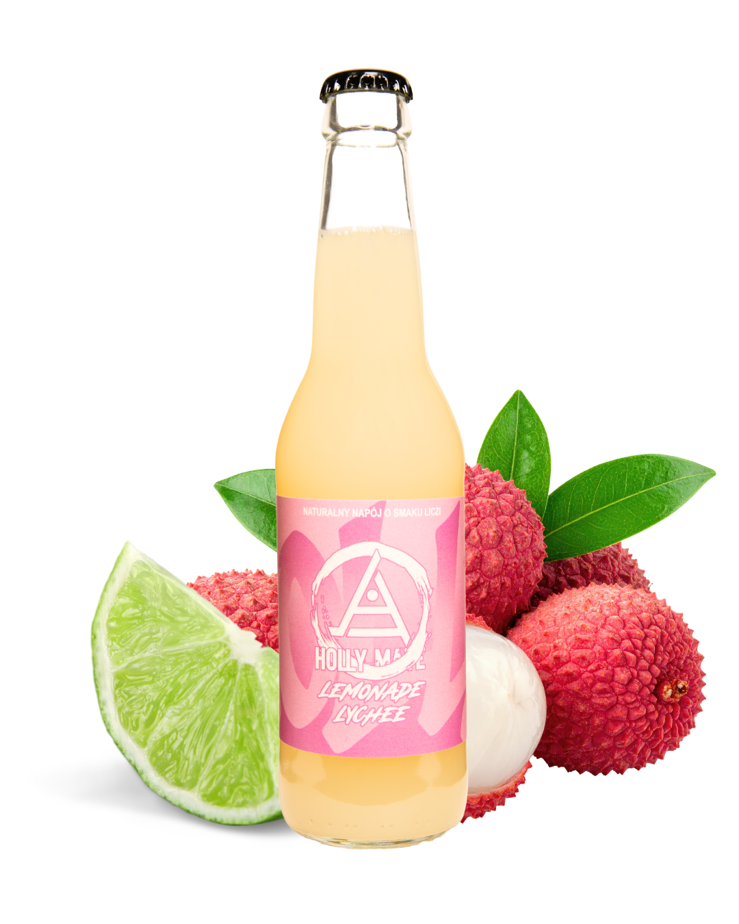 Butelka HOLLY MATE Lemonade Lychee z liczi i limonką