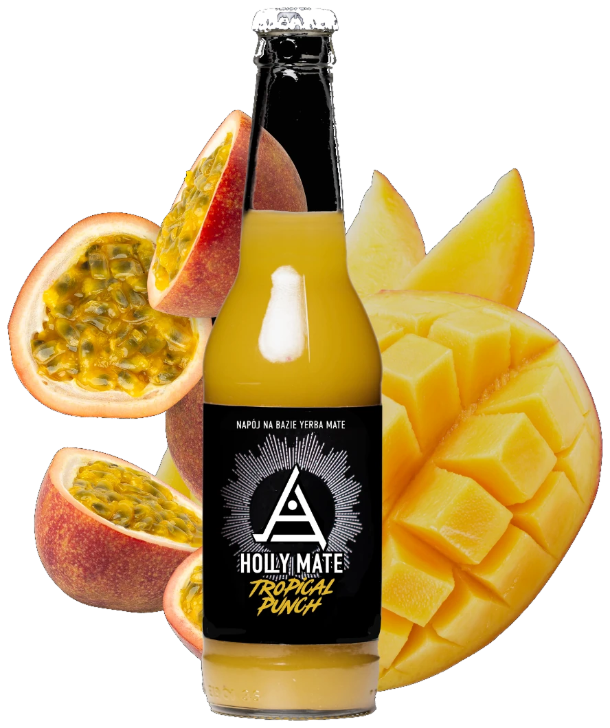 Butelka HOLLY MATE Tropical Punch z mango i marakują